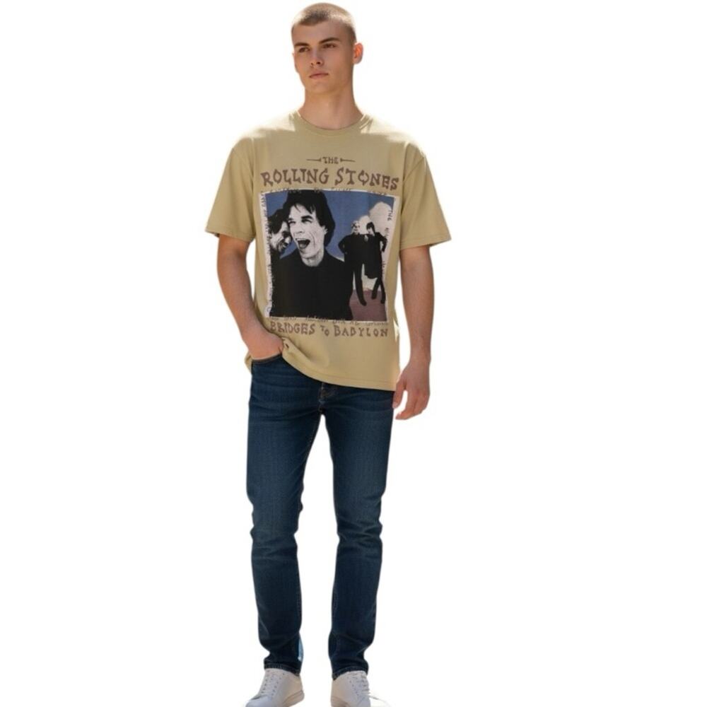 Official Licensed The Rolling Stones Bridges To Babylon Graphic Band Tee Medium